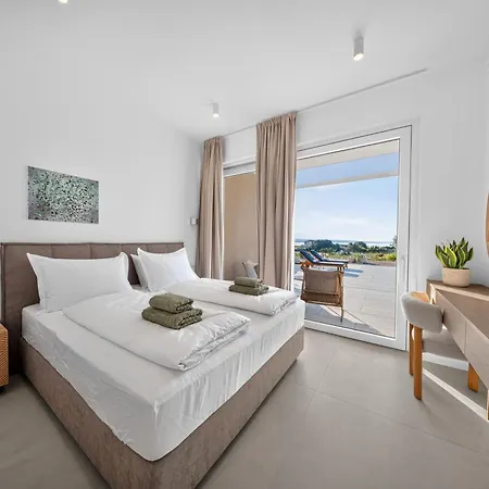 Salis With Heated Pool & Sea View Villa